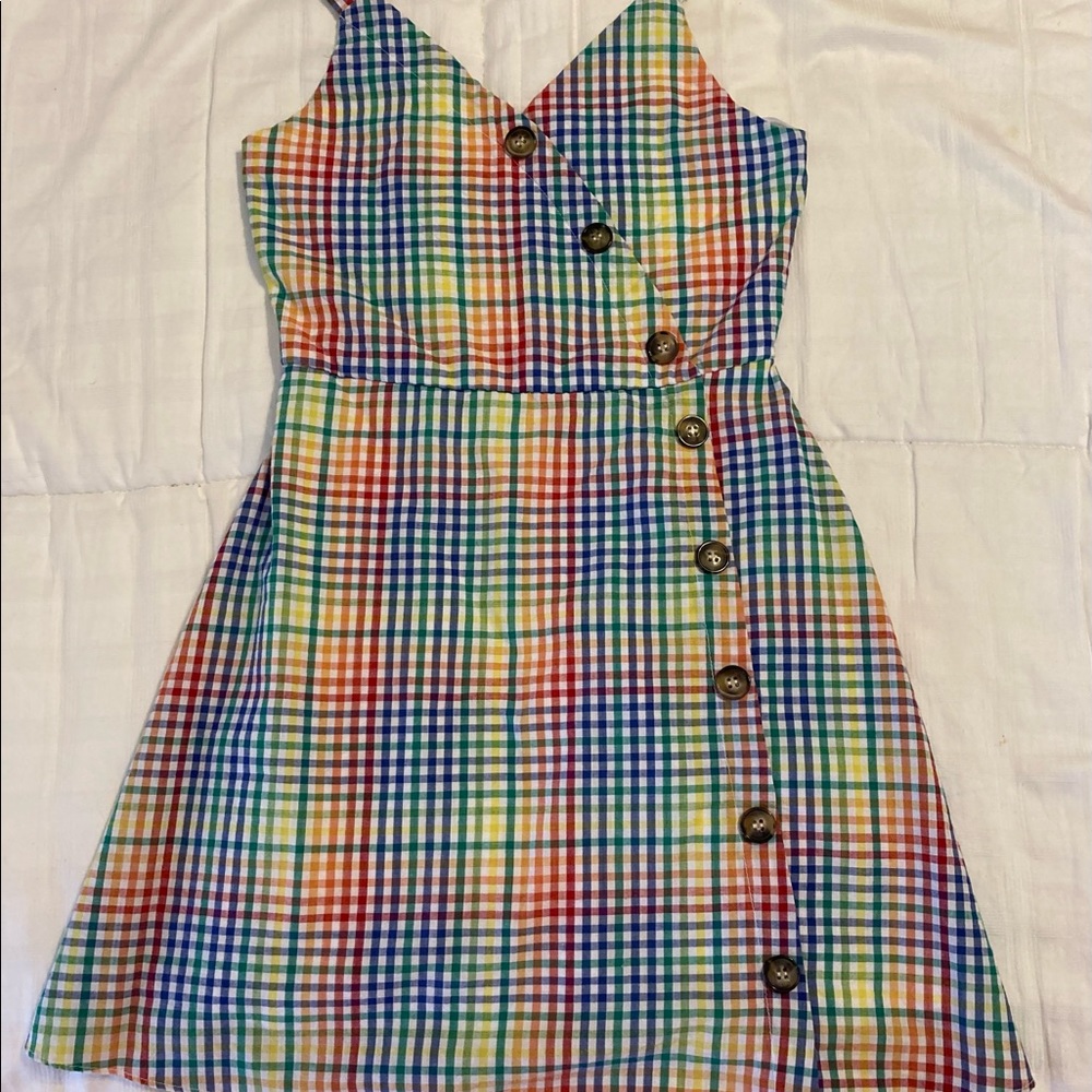 Amy Byer Gingham Sundress. Size 10. Worn once!